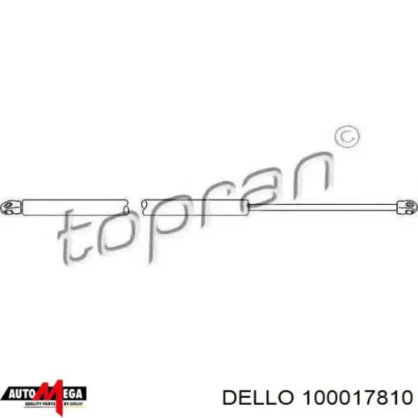 Амортизатор багажника 100017810 Dello/Automega