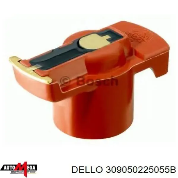 Бігунок (ротор) розподільника запалювання 309050225055B Dello/Automega