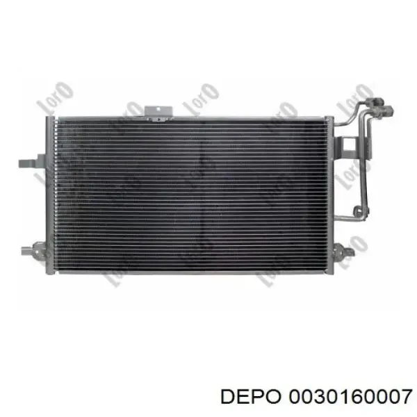 Радіатор кондиціонера 0030160007 Depo/Loro/Abakus