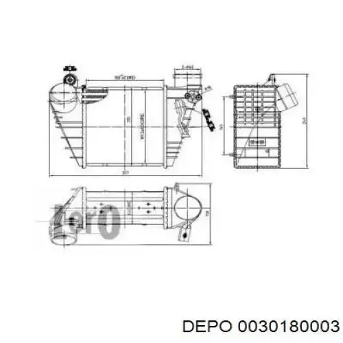 Інтеркулер 0030180003 Depo/Loro/Abakus