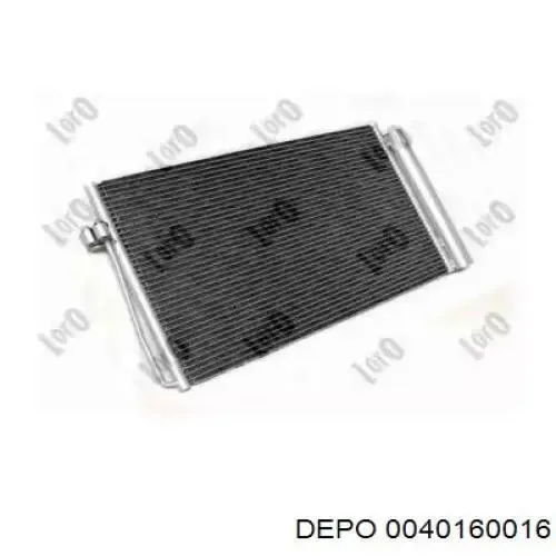 Радіатор кондиціонера 0040160016 Depo/Loro/Abakus
