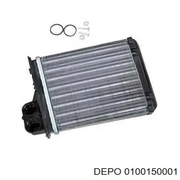 Радіатор пічки 0100150001 Depo/Loro/Abakus