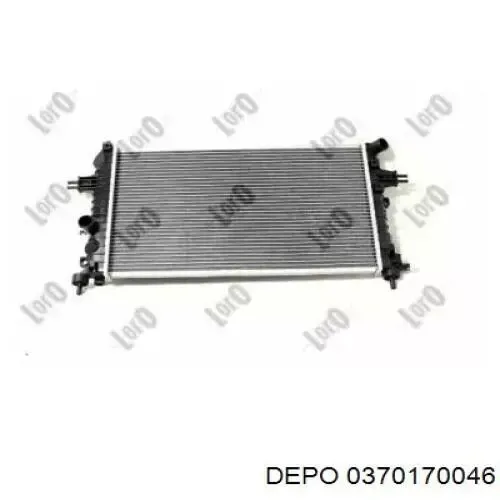 Радіатор 0370170046 Depo/Loro/Abakus