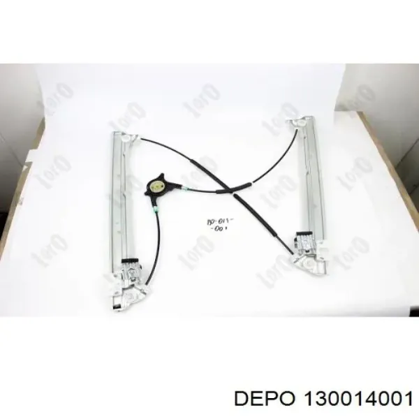Склопідйомник передньої лівої двері 130014001 Depo/Loro/Abakus
