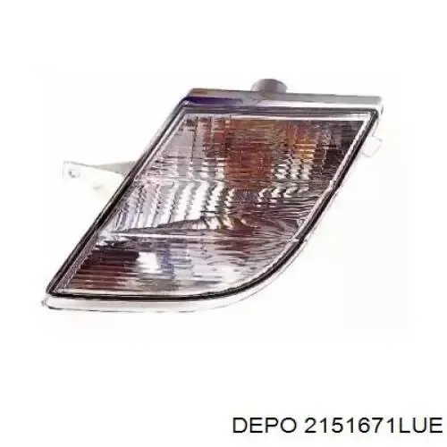 Вказівник повороту лівий 2151671LUE Depo/Loro/Abakus