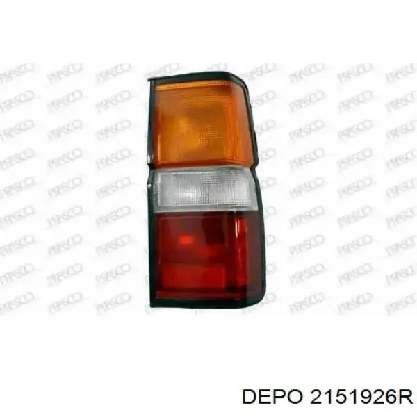 Задня права фара 2151926R Depo/Loro/Abakus