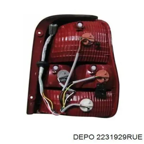 Задня права фара 2231929RUE Depo/Loro/Abakus