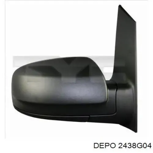 Дзеркальний елемент дзеркала заднього виду, правого 2438G04 Depo/Loro/Abakus
