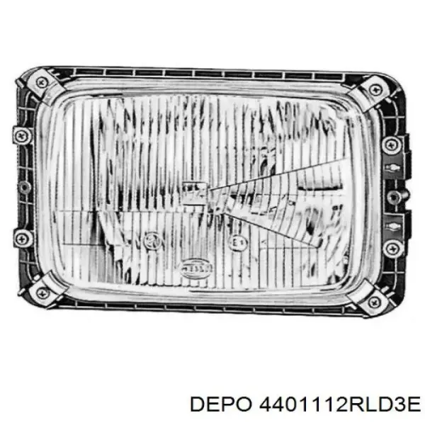 Фара права 4401112RLD3E Depo/Loro/Abakus