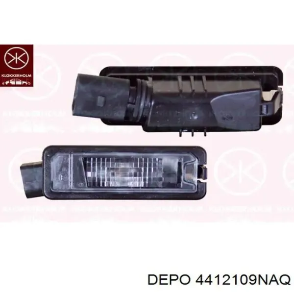 Ліхтар підсвічування заднього номерного знака 4412109NAQ Depo/Loro/Abakus