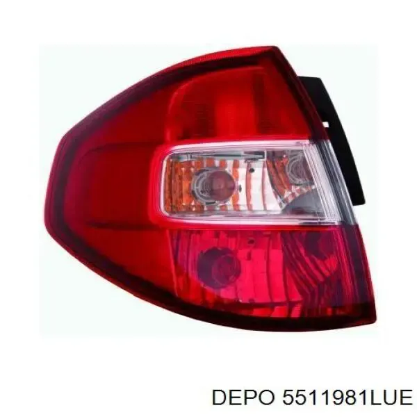 Ліхтар задній лівий, зовнішній 5511981LUE Depo/Loro/Abakus