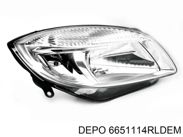 Фара права 6651114RLDEM Depo/Loro/Abakus