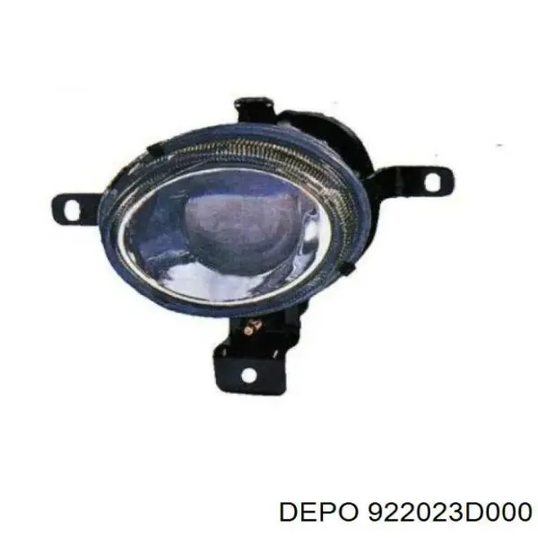 Фара протитуманна, права 922023D000 Depo/Loro/Abakus