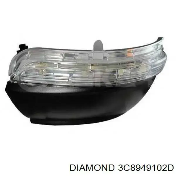Покажчик повороту дзеркала, правий 3C8949102D Diamond/DPA