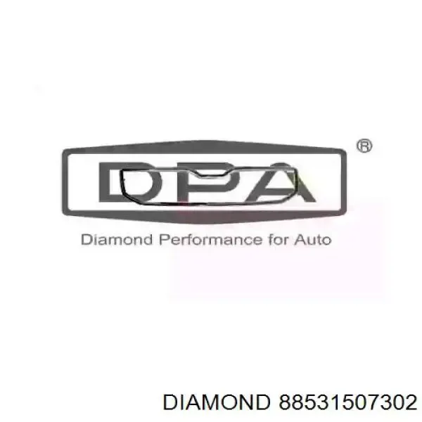 Молдинг решітки радіатора 88531507302 Diamond/DPA