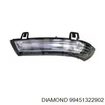Лампа підсвічування в двері, передньої правої 3T0945292 Diamond/DPA