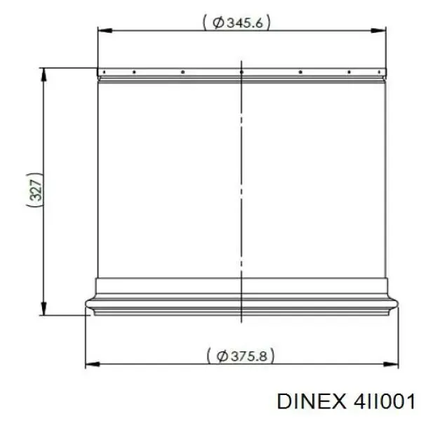 Сажевый фільтр DIN4II001 Dinex