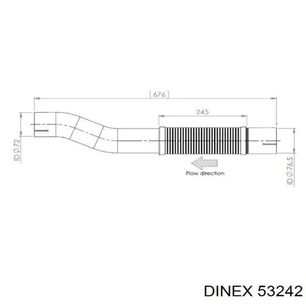 Гофра 53242 Dinex