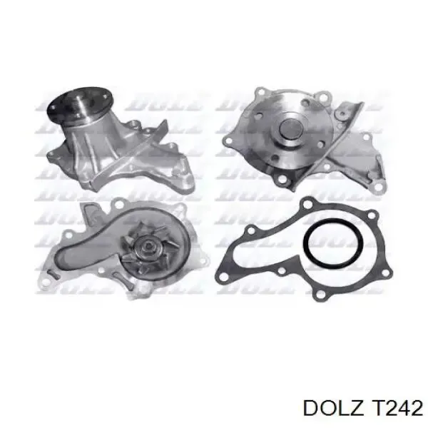 Помпа водяна (насос) охолодження, в зборі з корпусом T242 Dolz