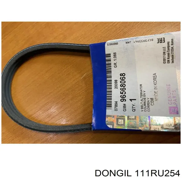 Ремінь ГРМ 111RU254 Dongil