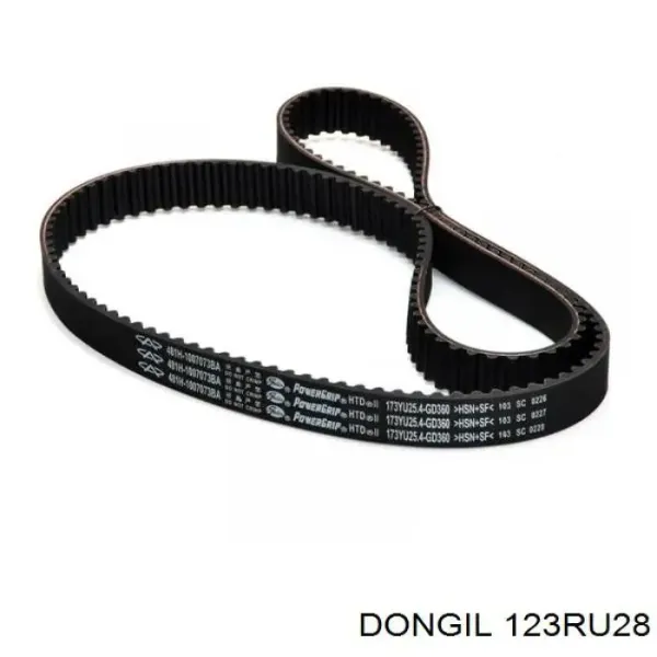 Ремінь ГРМ 123RU28 Dongil
