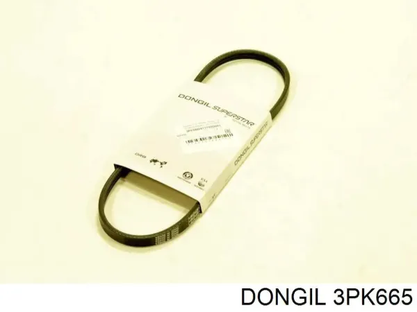 Ремінь генератора 3PK665 Dongil
