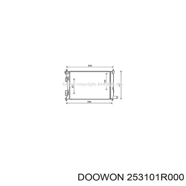 Радіатор 253101R000 Doowon