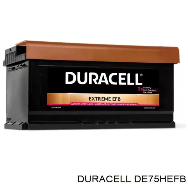 Акумуляторна батарея, АКБ DE75HEFB Duracell