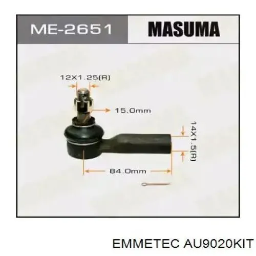 Ремкомплект рульової рейки AU9020KIT Emmetec