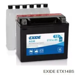Акумуляторна батарея, АКБ ETX14BS EXIDE