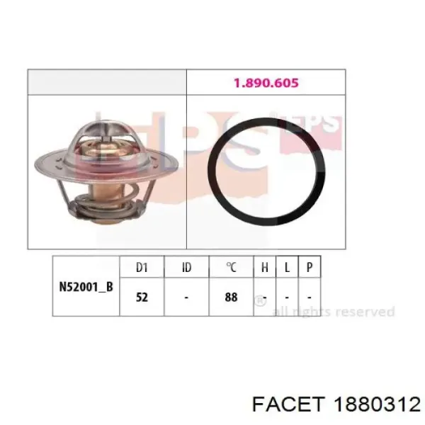 Термостат PEL10016G Britpart