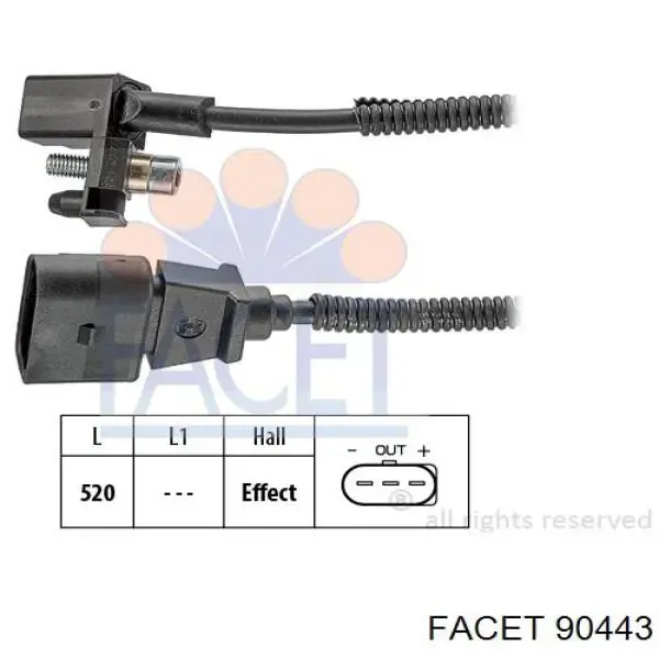 Датчик колінвала 030957147M VAG