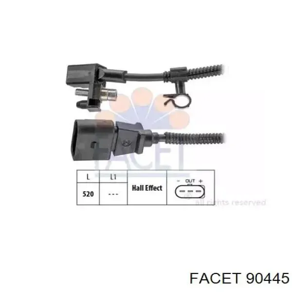 Датчик колінвала 030957147T VAG