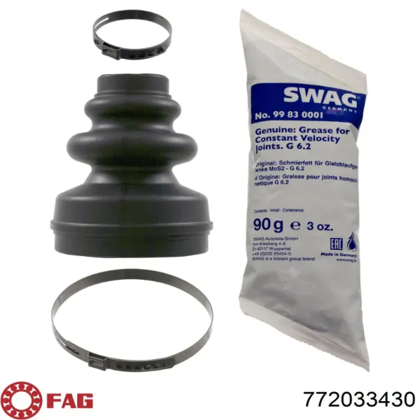 Пильник ШРУСа внутрішній D17CX12BFI RBI