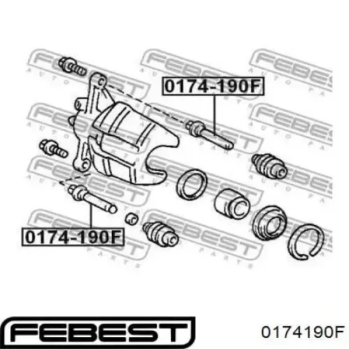 Направляюча супорту переднього, верхня MRB21319 MarkBest