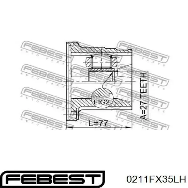 Купити ШРКШ внутрішній, передній, лівий Nissan Sunny III N14