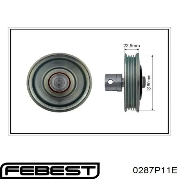  Натяжний ролик Nissan Sunny 3