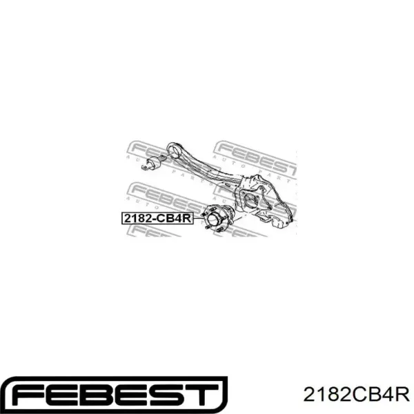 Купити 2182CB4R Febest Підшипник ступиці колеса