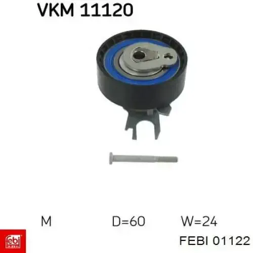 Датчик включення вентилятора 01122 Febi