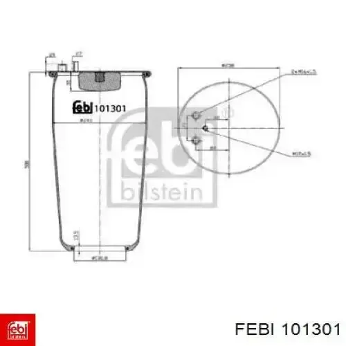 Пневмоподушка/Пневморессора моста 81436010173 MAN