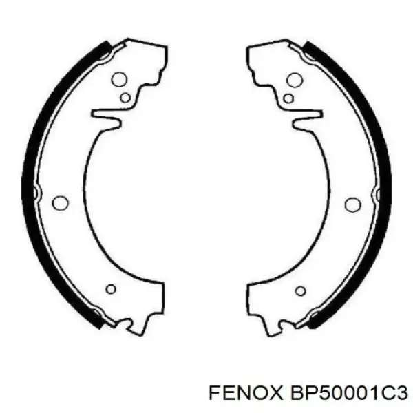 Колодки гальмові задні, барабанні 986487217 Bosch