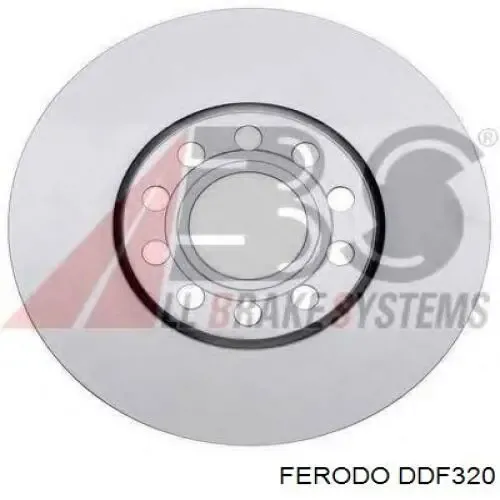 Гальмівні диски передні DDF320 Ferodo