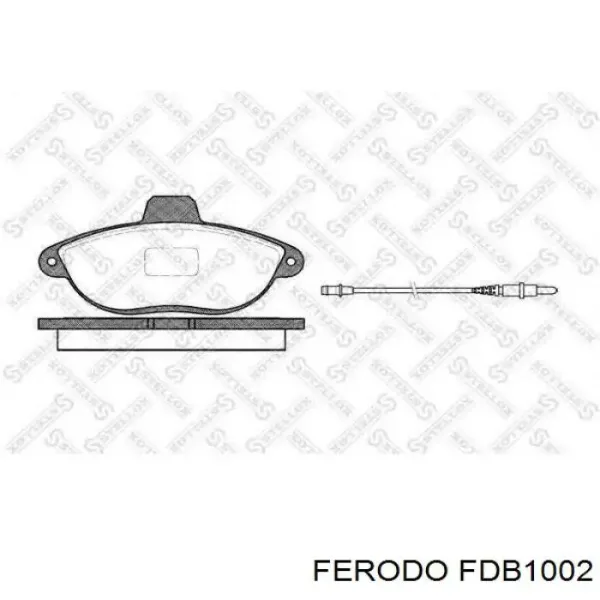 Передні тормозні колодки FDB1002 Ferodo
