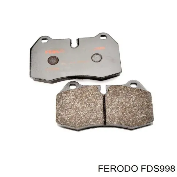 Передні тормозні колодки FDS998 Ferodo