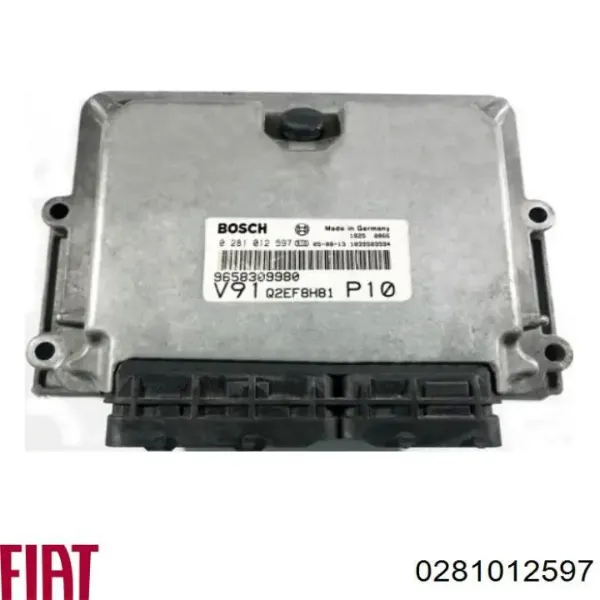 Електронний блок керування двигуном 0281012597 Fiat/Alfa/Lancia