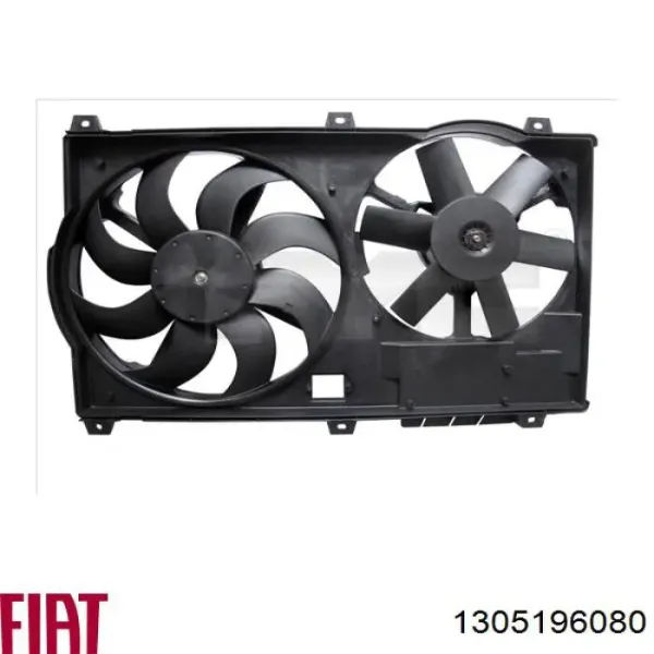 Дифузор (кожух) радіатора охолодження Fiat Ducato II