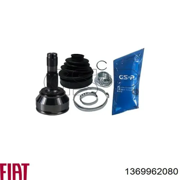 Ліва піввісь 1369962080 Fiat/Alfa/Lancia