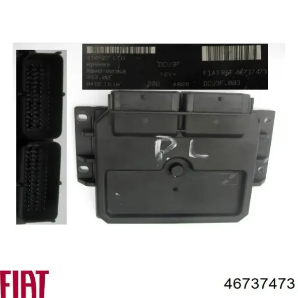 Електронний блок керування двигуном 46737473 Fiat/Alfa/Lancia