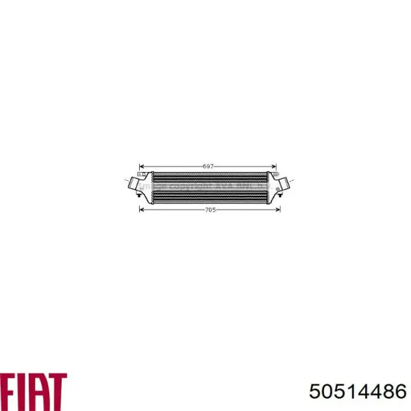 Інтеркулер DIT01006 Denso