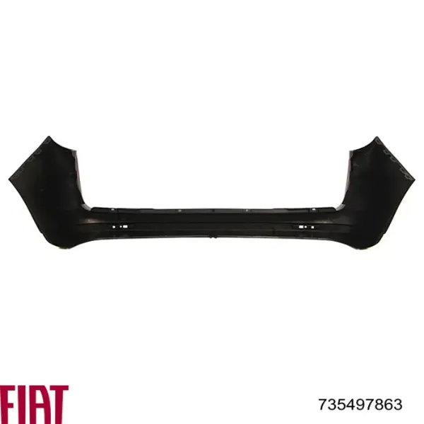 Задній бампер 735497863 Fiat/Alfa/Lancia